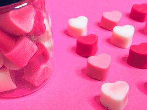 Candy Hearts Mini Soaps
